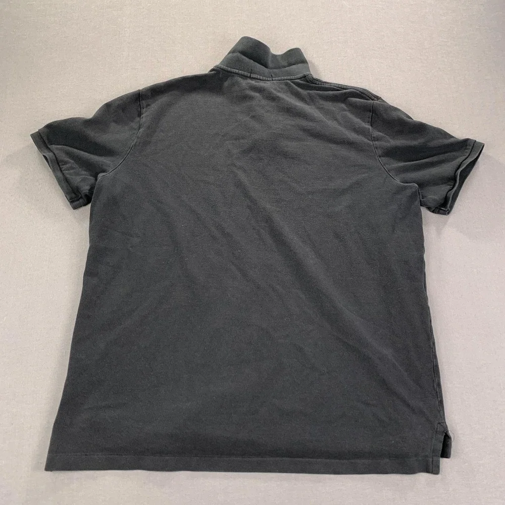 Polo Ralph Lauren Polo Shirt Mens Extra Large Black Classic‎ Fit Red Pony Pique